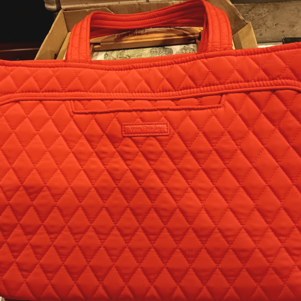 Vera Bradley Quilted Red Tote Bag